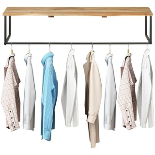 vidaXL Garderobe mit Naturkante 100x35x22 cm Massivholz Akazie