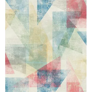 Rasch Tapeten Vliestapete (Grafisch) Türkis 10,05 m x 0,53 m Linares 617979