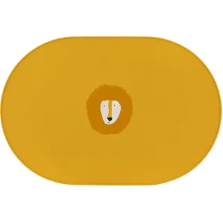 Trixie Silikon-Tischset Mr. Lion – rutschfeste Tischmatte für Kleinkinder – weich, langlebig und leicht zu reinigen – perfekt für Entwöhnung, Mahlzeiten und Spielzeit – umweltfreundlich und sicher