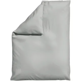 schlafgut Woven Satin Bettwäsche Bettbezug einzeln 155x220 cm grey-light