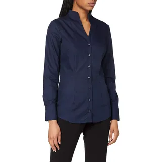 Seidensticker Damen Bluse - Hemdbluse - Kelchkragenbluse (60.118201)