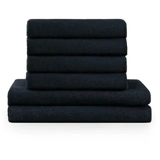 Blumtal Badetuch 70 x 140 cm blau 4 St.