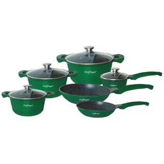 Cheffinger Topf-Set 10-tlg. Kochtopf + Pfanne