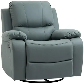 Homcom Relaxsessel mit Liegefunktion Polyester 100 x 98 x 93 cm Grün