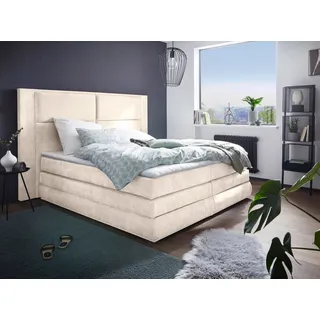 Collection AB Copenhagen, inklusive Bettkasten, Topper, wahlweise mit LED-Beleuchtung, beige