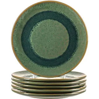 LEONARDO Matera Speiseteller 22,5 cm grün 6er Set