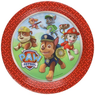 Amscan 999133 Paw Patrol 8 Teller rund 18 cm