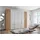 Drehtürenschrank Monaco 295,3 x 216 x 58 cm Braun