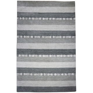 Cazaris Orientteppich , Grau , Textil , Streifen , rechteckig , 80x300 cm , für Fußbodenheizung geeignet , Teppiche Und Böden, Teppiche, Orientteppiche