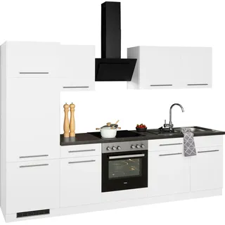 wiho Küchen Küchenzeile »Unna« ohne E-Geräte, Breite 280 cm, weiß