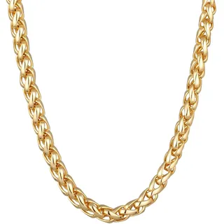 Elli Halskette Damen Glieder Basic Trend Ösenverschluß Goldfarben