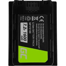 GreenCell Camera Battery for Sony Alpha A7 III A7R III A9 A9R  - 7.2V - 1600 mAh, Kamera Stromversorgung