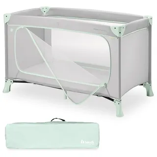 hauck Dream N Play Plus, Dusty Mint Vorderausstieg, grün