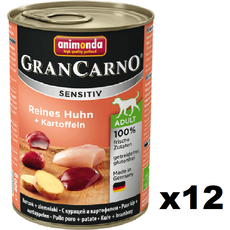 Bild von 	GranCarno Sensitiv Adult Huhn & Kartoffeln 6 x 400 g