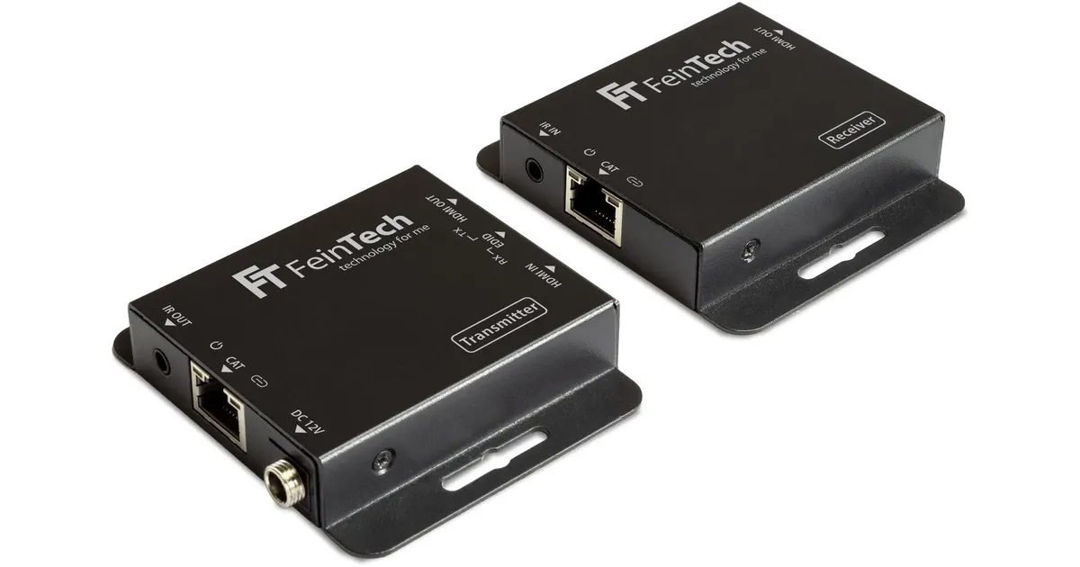 FeinTech HX240 HDMI 2.1 Extender 4K 120Hz HDR via cavo di rete 30 m HDMI over LAN CAT FeinTech HX240 HDMI 2.1 Extender 4K 120Hz HDR via cavo di rete 30 m HDMI over LAN CAT