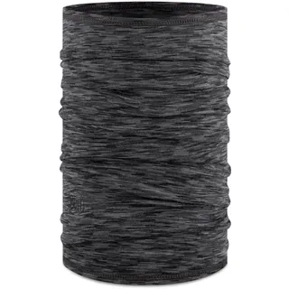 Lightweight Merino Wool Nackenwärmer - Graphite Multistripes - One Size