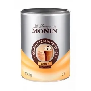 Monin Frappé Base - Kaffee Coffee (1 x 1,36kg) - für cremige Frappés und Eiskaffee - einfache Zubereitung - für Cafés und Zuhause - hochwertige Mischung