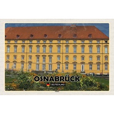 Blechschild 18x12 cm Osnabrück Schloss Mittelalter