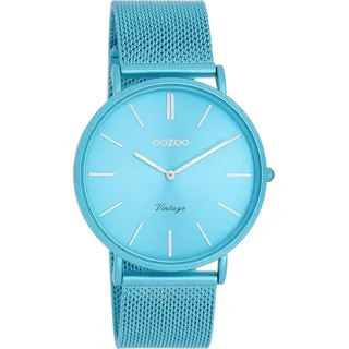 Oozoo Vintage Damen Analog-Quarzuhr UOC20331 - Blau
