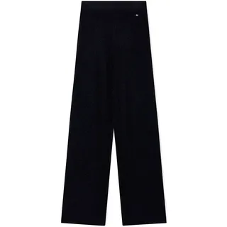 Armani Exchange Weite Hose aus Lurexgarn Schwarz L