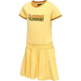 hummel Midikleid Gelb/Weiß 122