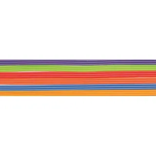 GLOREX 6 8617 200 Verzierwachs-Streifen, Regenbogen, 28 x 5.6 x 0.4 cm