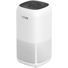 Amazon Basics - Luftreiniger, CADR 400m3/h, deckt 48 m2 Raum ab, mit True HEPA Filter, entfernt 99,97% von Allergenen, Staub, Rauch, Pollen, intelligenter Luftqualitätssensor, EU-Stecker