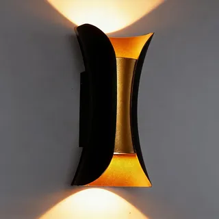 Chrasy Moderne LED Wandleuchten Wandleuchte Aussen Innen IP65 10W Modern Wandlampe Metall Wandleuchte Aluminium Leuchtet LED Leuchtet für Schlafzimmer, Wohnzimmer, Bad, Flur