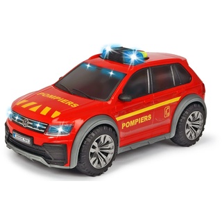 Dickie – Volkswagen Tiguan – 25 cm – Feuerwehrauto – Geräusch- und Lichteffekte – ab 3 Jahren – 203714016002