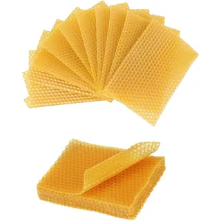 30 Stück Bienenwachs Kerzen Bienenwachskerzen Bienenwachskerzen Selber Machen Set Wachsplatten für Kerzen Wachsplatten für Imkerei Kerzenherstellung Kunsthandwerk Möbelpolieren