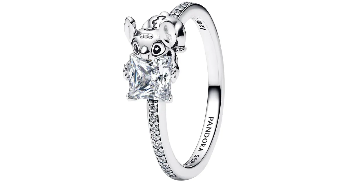 Pandora Disney Stitch & Stein Ring aus Sterling-Silber, mit Cubic ...