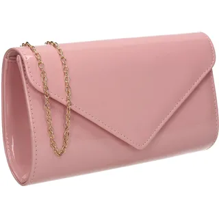 Swankyswans Alisa Clutch Patent Pink