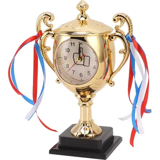 Retro-Uhr,Retro-Wecker,Dekorativer Wecker,Schreibtisch Ornament Uhr,Trophäe Modell Uhr,Student Wecker