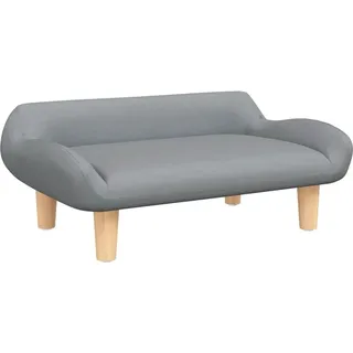 vidaXL Kindersofa vidaXL 70 x 40 x 24 cm Kiefer silber