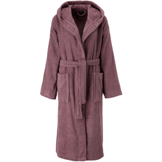Unisex-Bademantel BRUNO BANANI "Robby, ideal für Sauna & Spa, Standardlänge & Überlänge" Gr. S, mauve, L:120cm, Walkfrottee, Hausmäntel, Unisex-Bademantel, Damen & Herren Bademäntel, Baumwolle, mit Taschen, Sauna, XS-3XL, Topseller