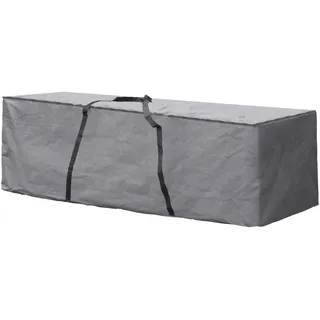 Perel Outdoor-Abdeckung Tasche für Auflagen grau, 200 cm x 75 cm x 60 cm