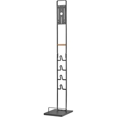 PureMounts mobiler Staubsaugerständer mit bodenschonenden Rollen, kompatibel mit Dyson V6, Dyson V7, Dyson V8, Dyson V10, Dyson V11, Dyson V12, Dyson V15, schwarz