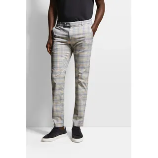 Chinohose BUGATTI, Herren, Gr. 38, Länge 30, beige, 97% Baumwolle, 3% Elasthan, normal, Hosen Chinohose, mit körpernaher Passform