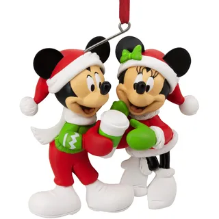 hallmark Mickey und Minnie Maus Baumschmuck - Disney Hängende Ornament für Weihnachten - Geschenk für Fans