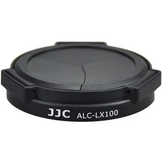 JJC ALC LX100 Automatic Lens Cap voor Panasonic DMC LX100, Gegenlichtblende, Schwarz