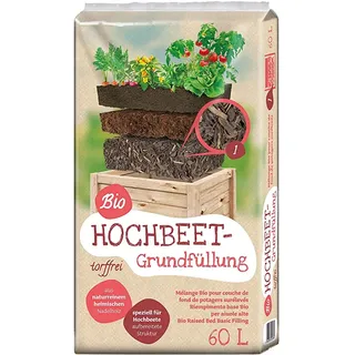 Floragard Universal Bio Hochbeet-Grundfüllung 60 Liter