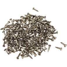 sourcing map 500 Stück Kleine Winzig Hardware Nägel Kohlenstoffstahl 1X6mm(DxL) für DIY Dekorative Holzkisten Zubehör Bronzeton