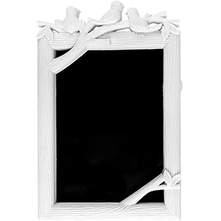 Ideen mit Herz Bilderrahmen mit Relief | Barock-Stil | Fotorahmen zum Bemalen | DIY (Design 06 | 15,4 x 23 cm | für Fotogröße 13 x 18 cm)