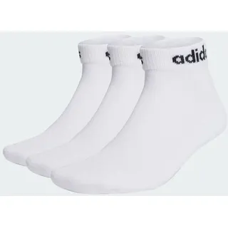 adidas Linear Crew Cushioned Socken 3er Pack White / Black 34-36