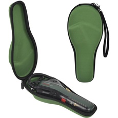 Tasche für Bosch Fahrradpumpe Luftpumpe Mini Kompressor EasyPump. Aufbewahrungsbox Tragetasche Kasten für USB-Kabel, Volumenadapter, Ballnadel, Presta-Ventiladapter (Nur Aufbewahrungskiste) - Grün