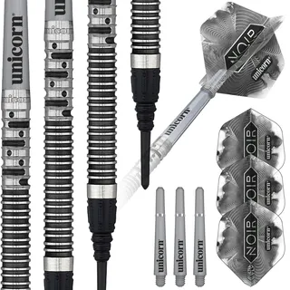 Unicorn Information System Unicorn Phase 5 Noir Dartpfeil, schwarz/Silber, 20 g)