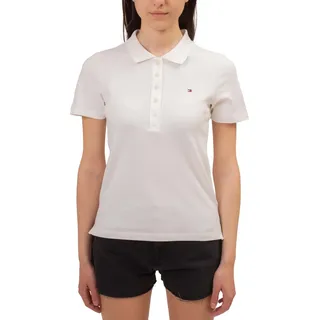 Tommy Hilfiger Damen Poloshirt Kurzarm 1985 Slim Pique Slim Fit
