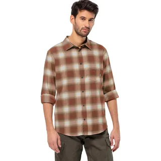 Jack Wolfskin Flanellhemd »WANDERWEG«, rot