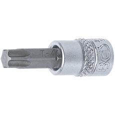 Bild 2596 | Bit-Einsatz | Länge 38 mm | 6,3 mm (1/4") | T-Profil (für Torx) T40 | CV-Stahl