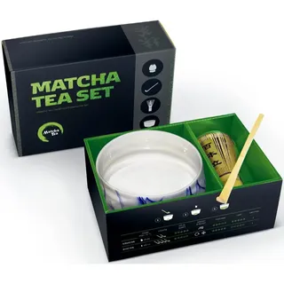 Matcha Tea Matcha Set Hiroki Geschenkset zur Zubereitung von Getränken